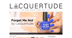 Desktop Screenshot of lacquertude.com